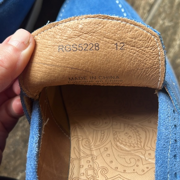 Robert Graham Blue Suede shoes - Picture 11 of 12